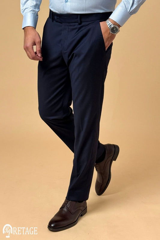 Classic Trousers - Navy