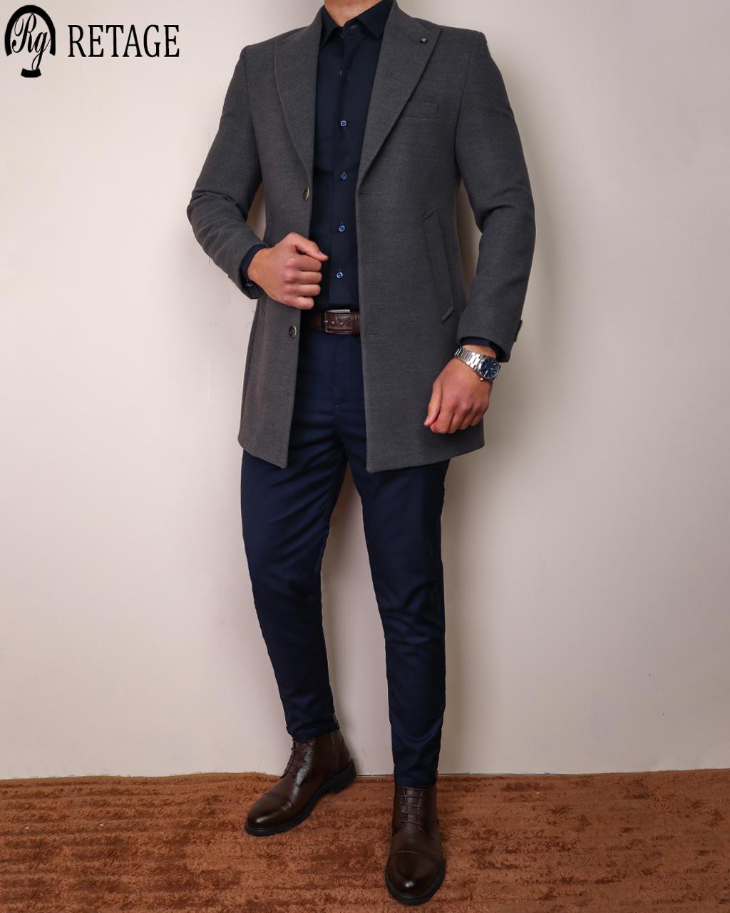 Gogh Half Coat - Dark Grey