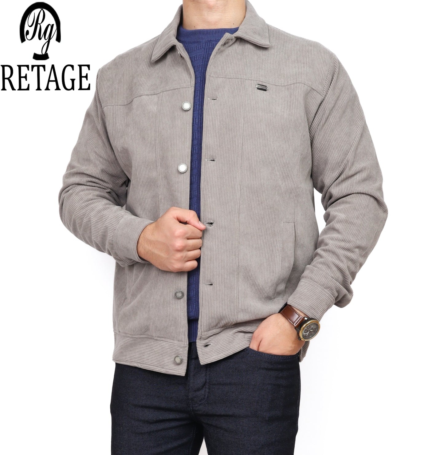 Velvet Jacket - Gray
