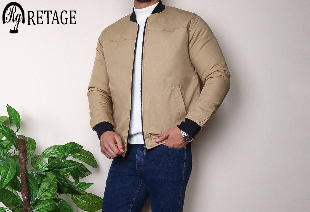 Double-Face Sweater - Beige
