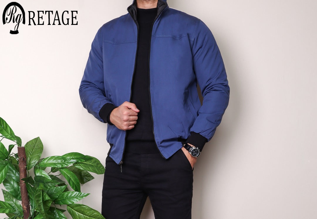 Double-Face Sweater - Blue