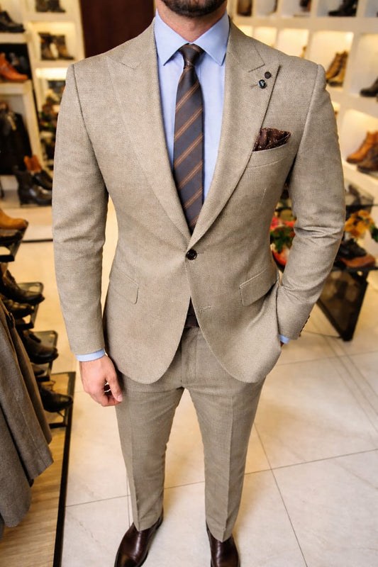 Classic Suit - Beige