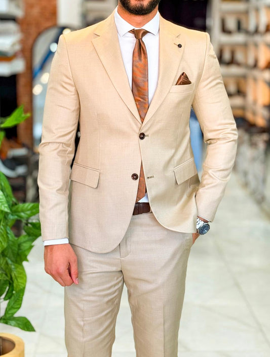 Classic Suit - Beige