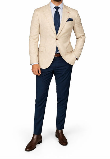 Linen Blazer - Beige
