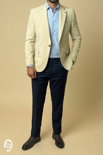 Lycra Blazer - Beige