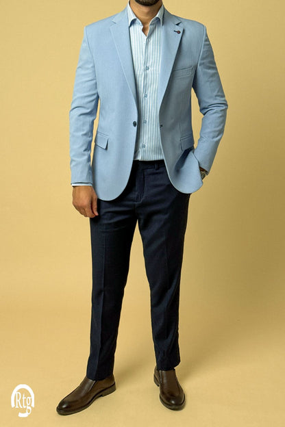Lycra Blazer - Baby blue