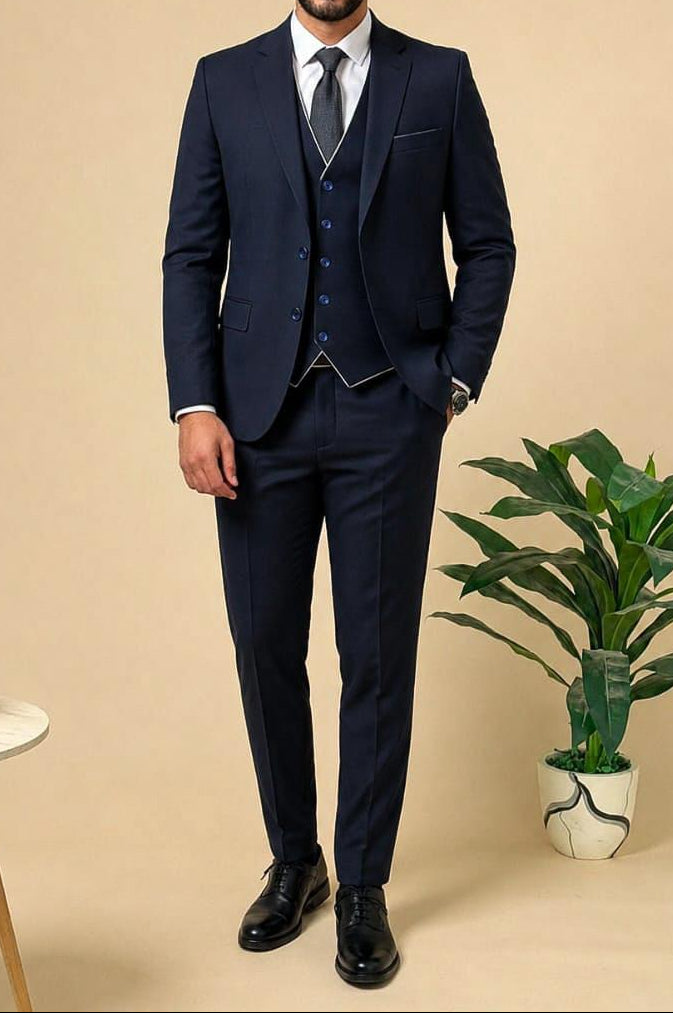 Classic 3-piece suit - Navy