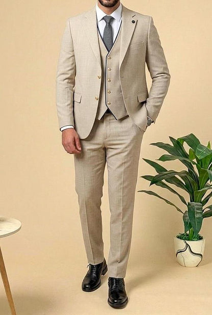 Classic 3-piece suit - Beige