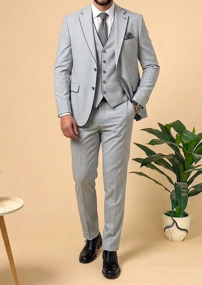 Classic 3-piece suit - Light grey