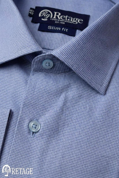 Ribbed Shirt - Blue