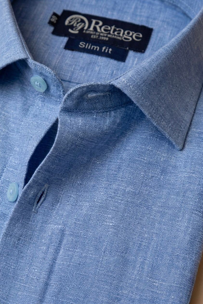 Linen Shirt - Blue