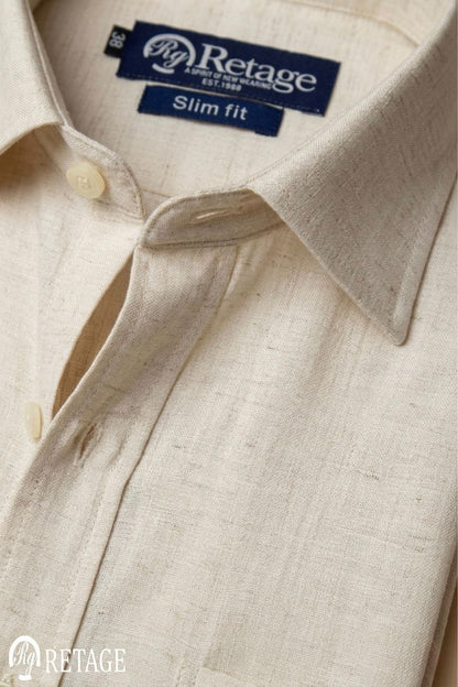 Linen Shirt - Beige