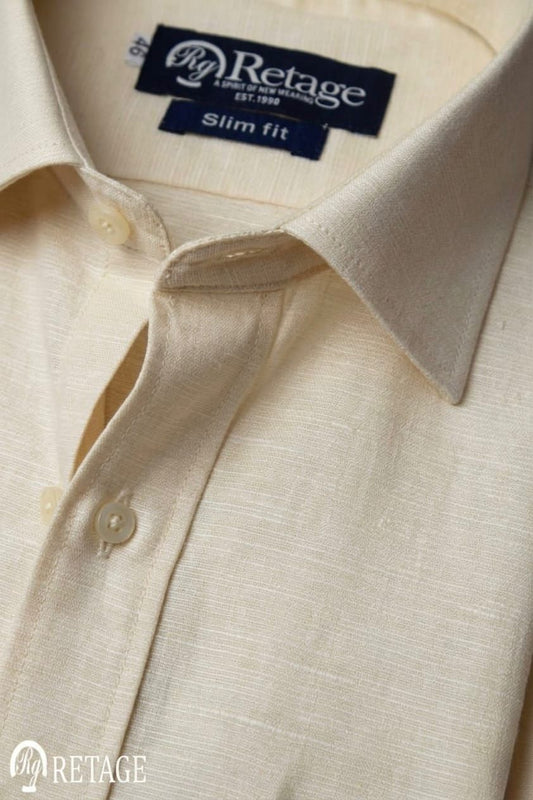 Linen Shirt - Beige
