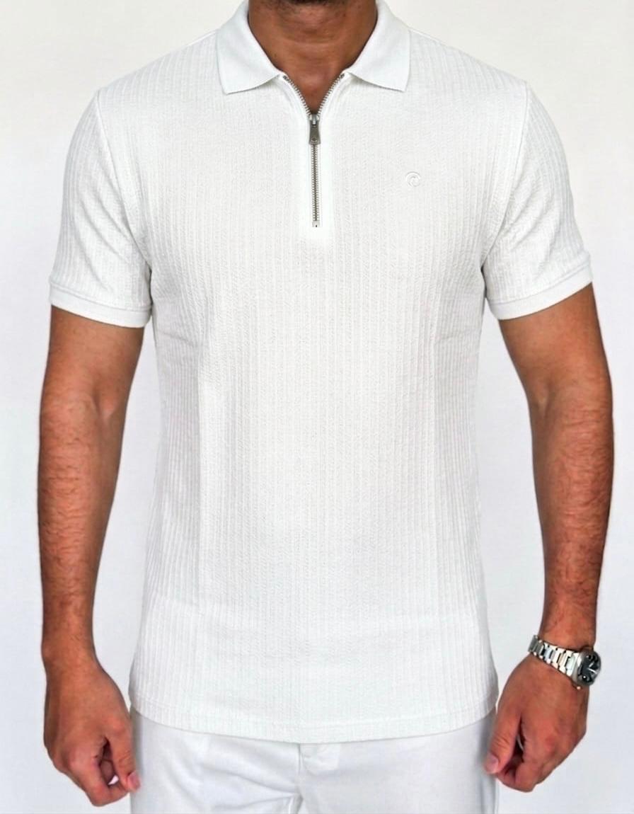 Jacquard T-shirt -White