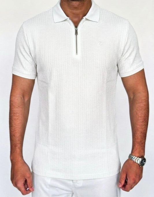 Jacquard T-shirt -White