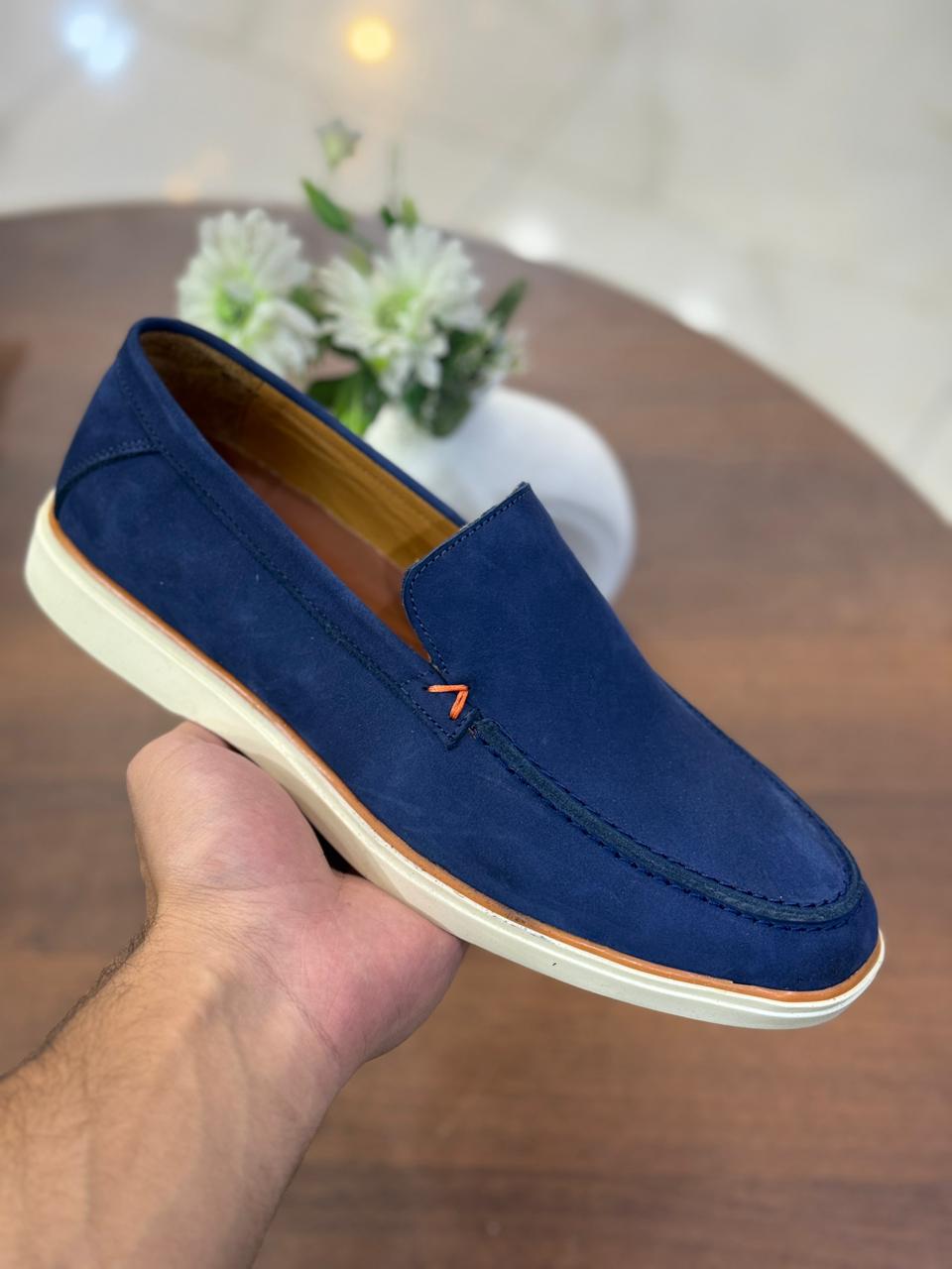 Ankle Shoes - Navy