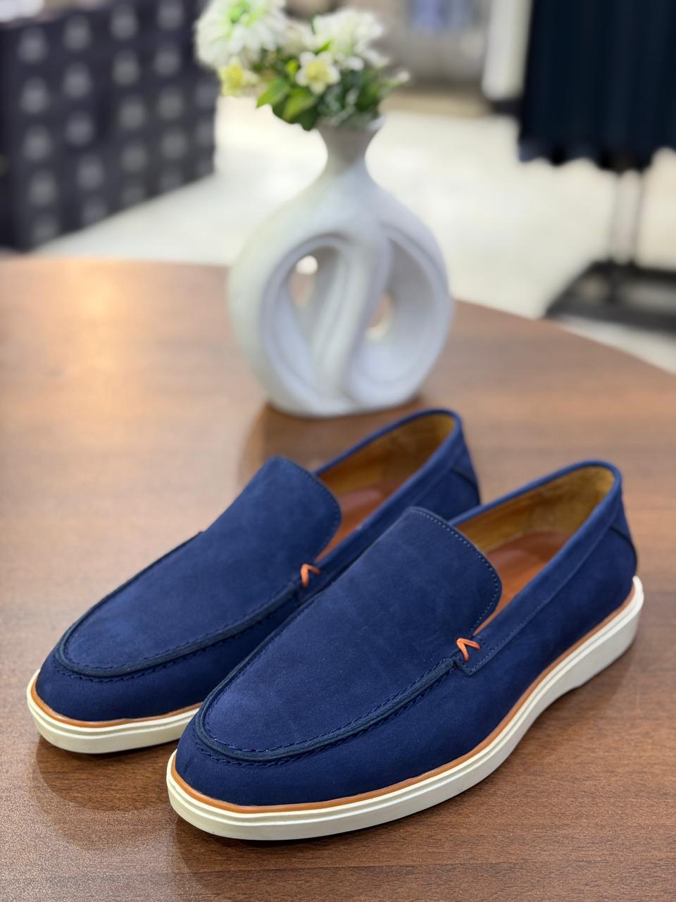 Ankle Shoes - Navy