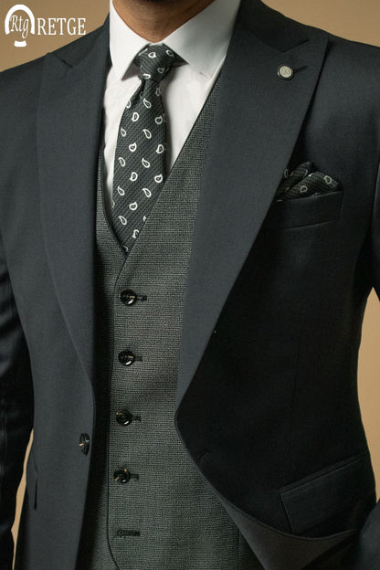 3-Piece Suit Dark Gray