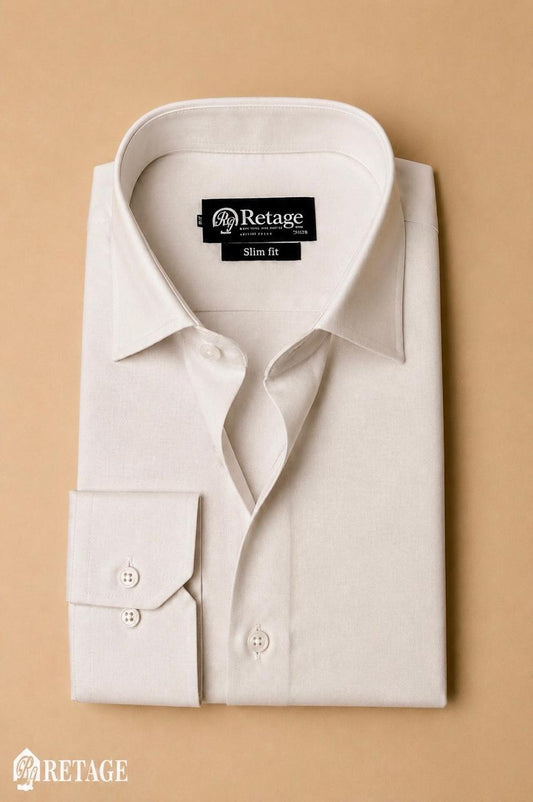 Oxford Shirt-Beige