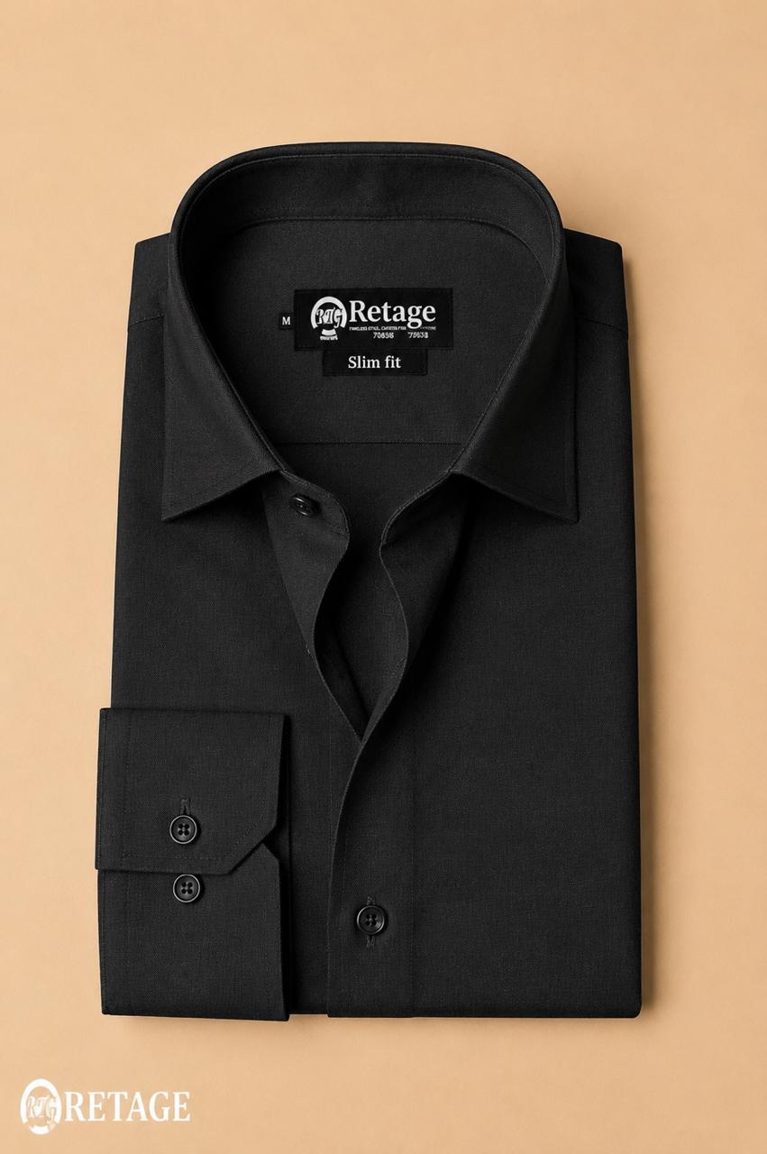 Oxford Shirt- Black