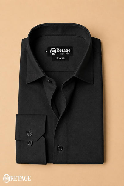Oxford Shirt- Black