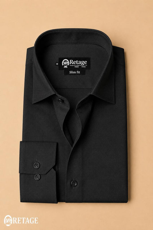 Oxford Shirt- Black