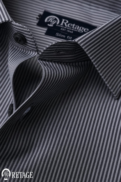 Black Striped Shirt