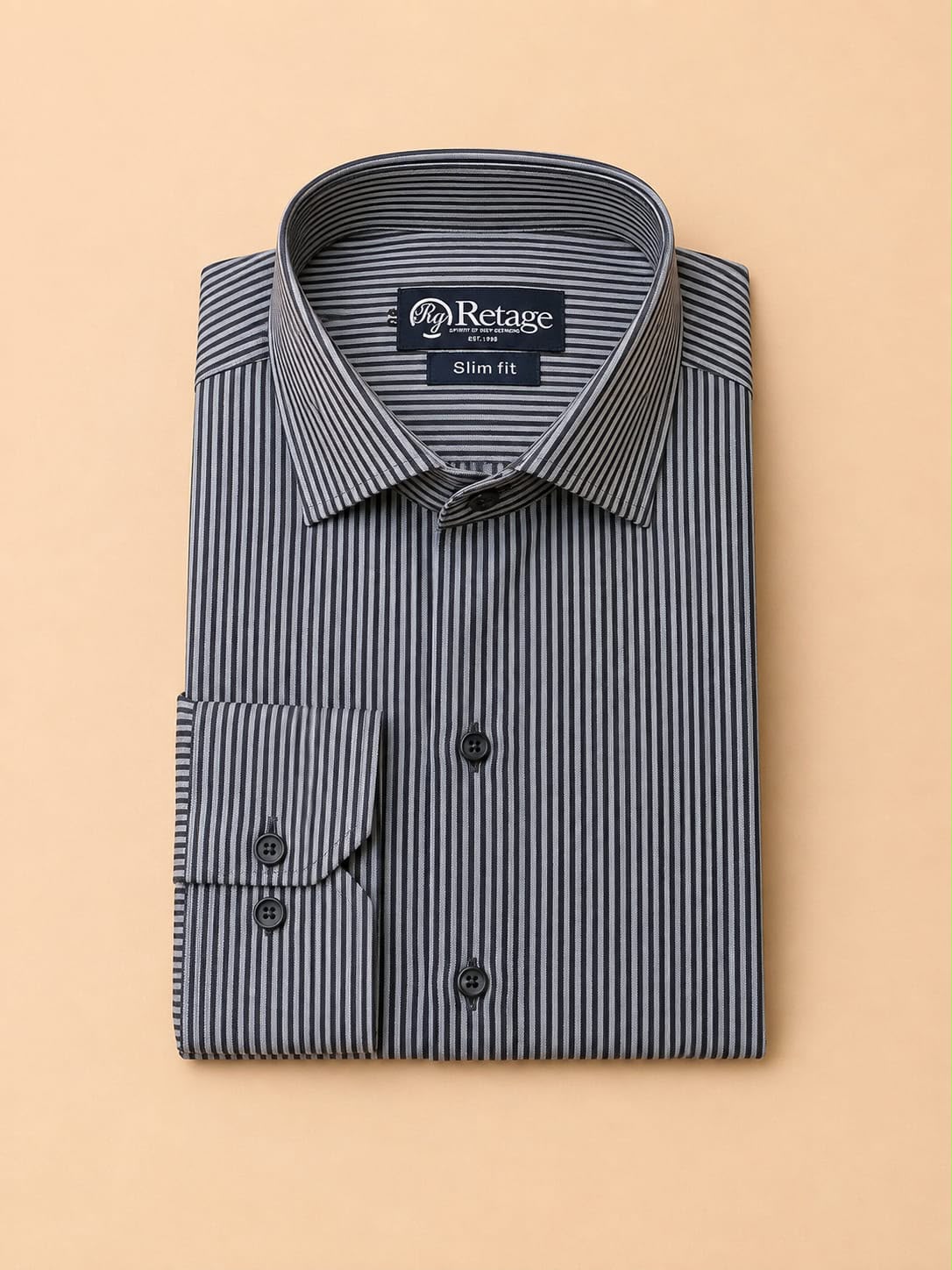 Black Striped Shirt