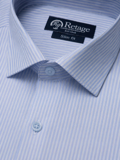 Baby Blue Striped Shirt