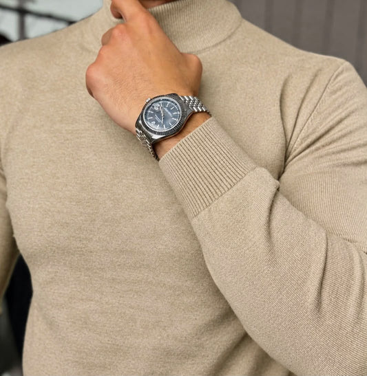 Half coll - Beige