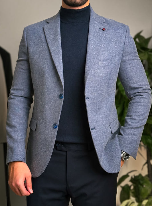 Autumn Blazer - Baby Blue