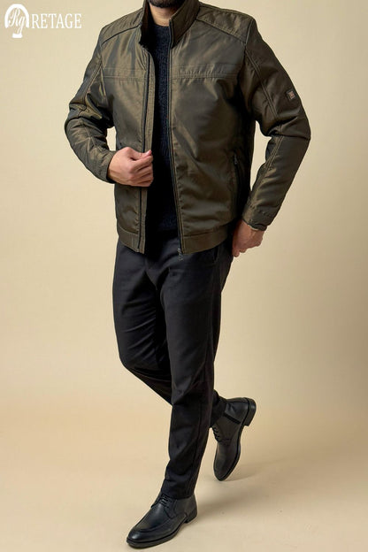 جاكت وتر بروف عسلي 