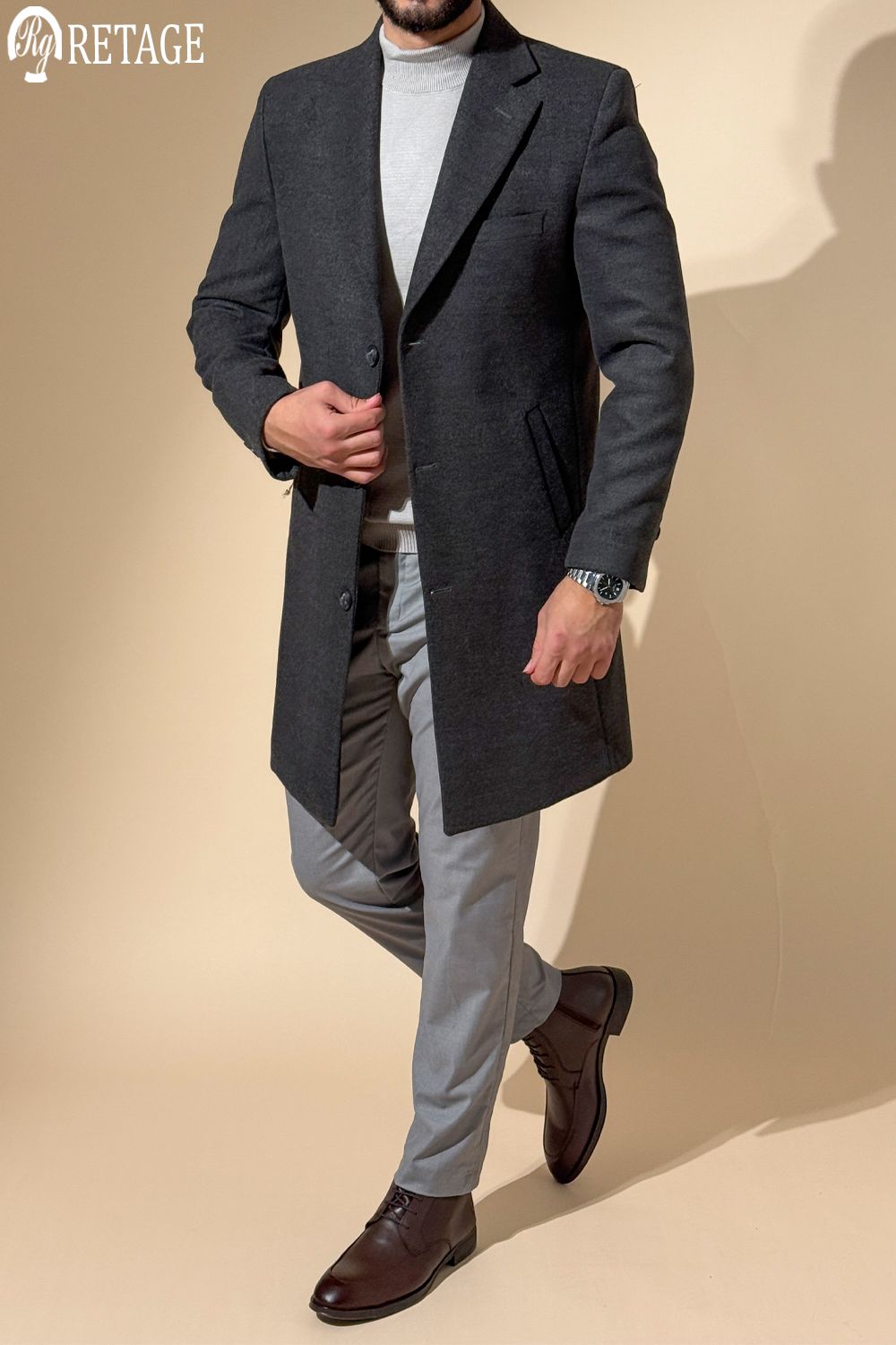 Gogh coat-Dark Gray