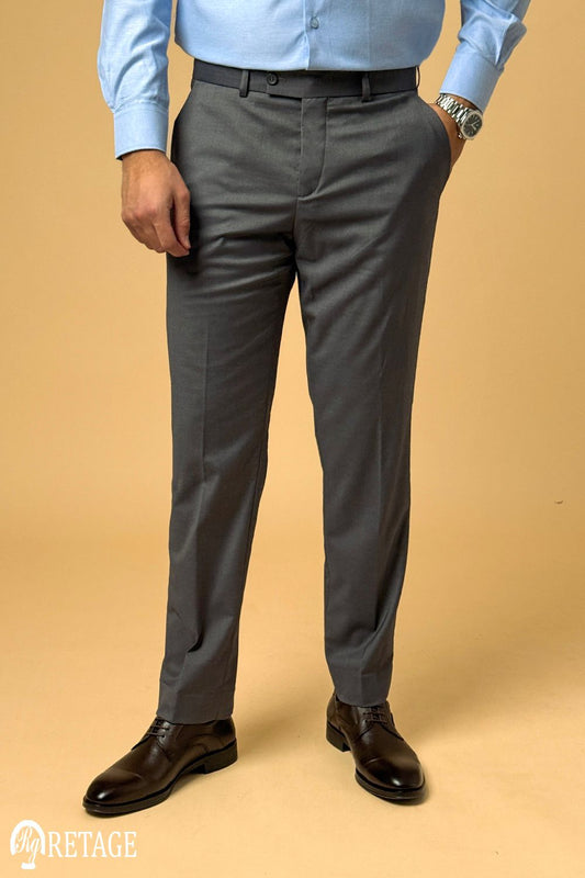 Classic Trousers - Gray