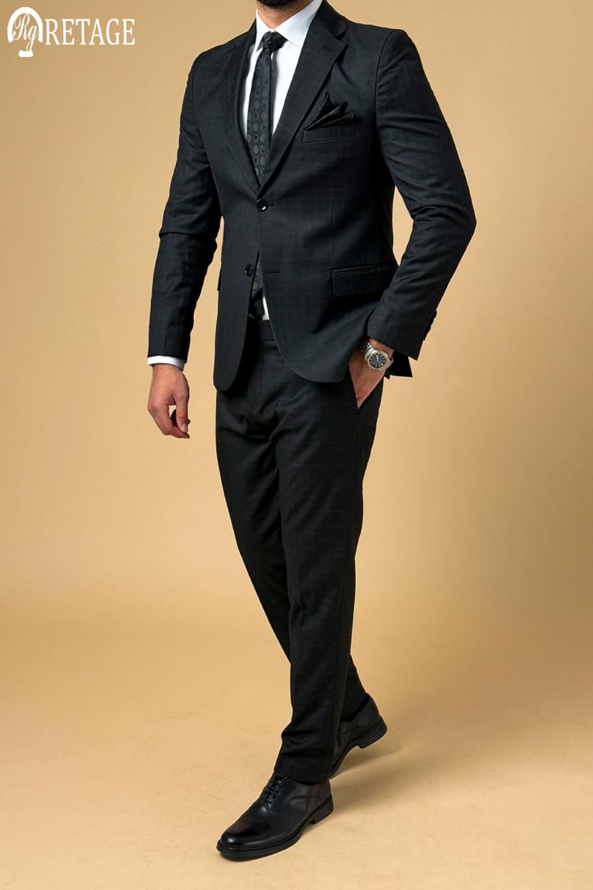Plaid Suit - Black