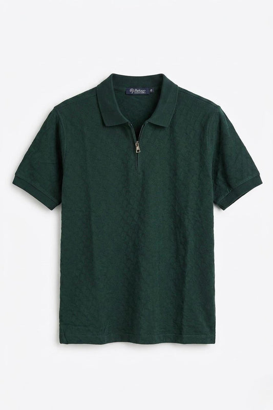 Half-Zip T- shirt olive