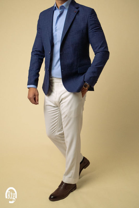 Summer linen Blazer - navy