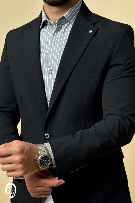 Lycra Blazer - Black