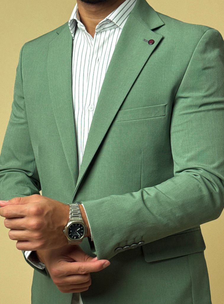 Lycra Blazer - Mint Green