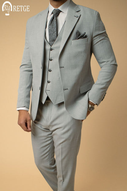 Classic 3-piece suit - Light grey