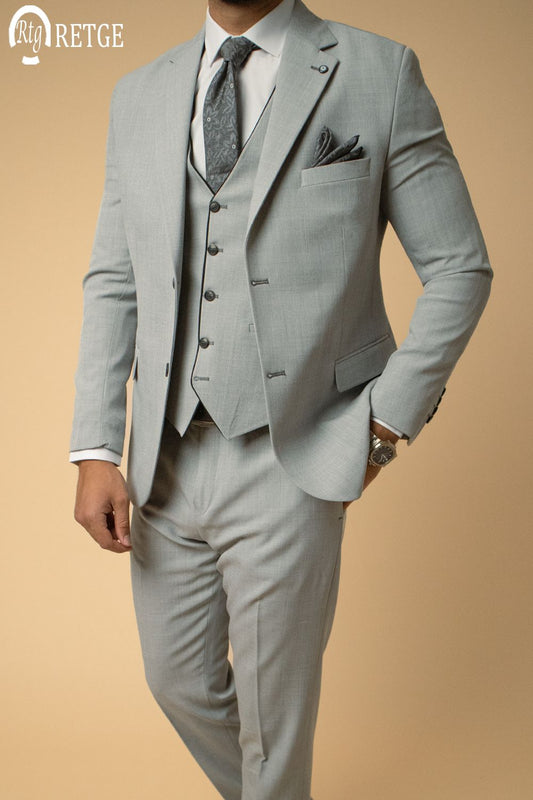 Classic 3-piece suit - Light grey