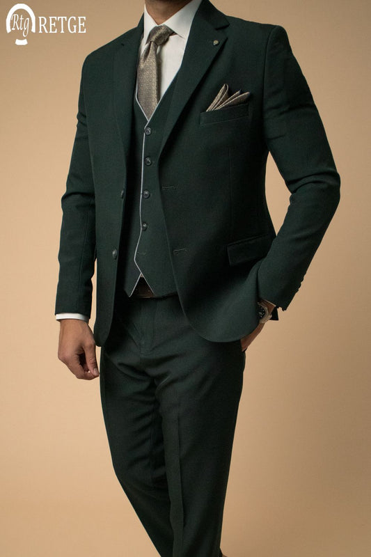 Classic 3-piece suit - Olive