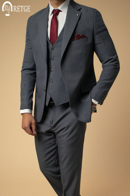 Classic 3-piece suit - Dark grey