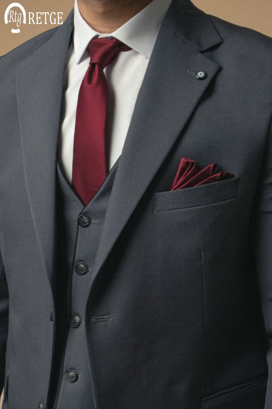 Classic 3-piece suit - Dark grey
