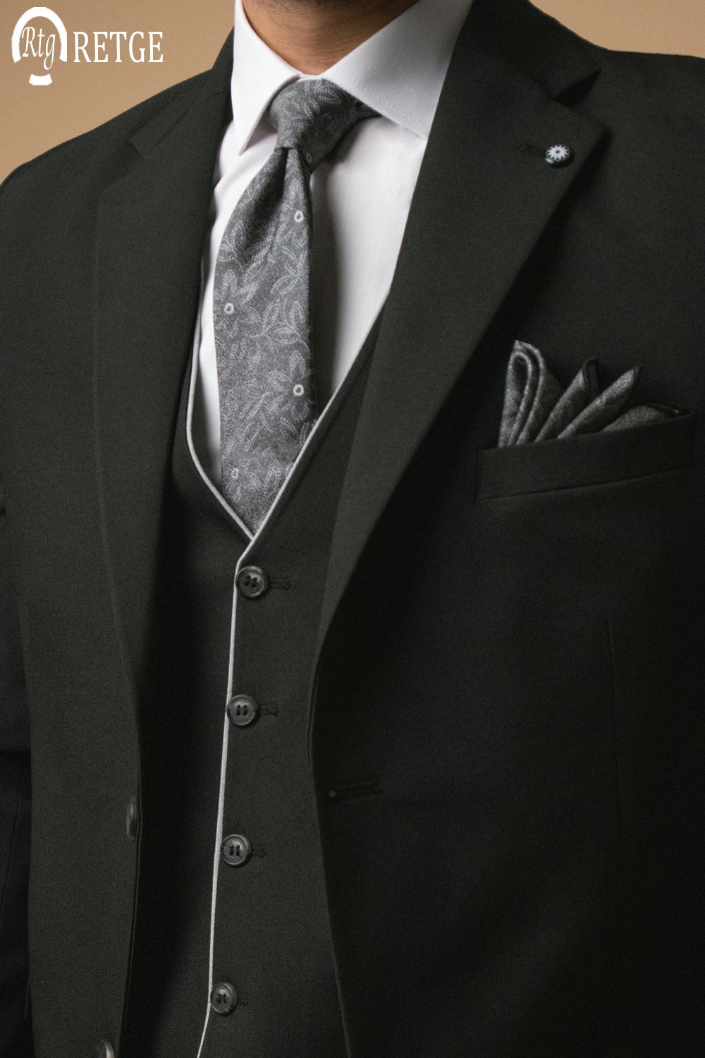 Classic 3-piece suit - Black