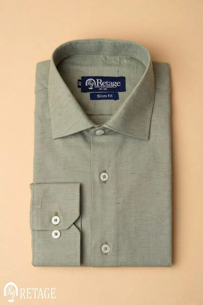 Linen Shirt - Olive