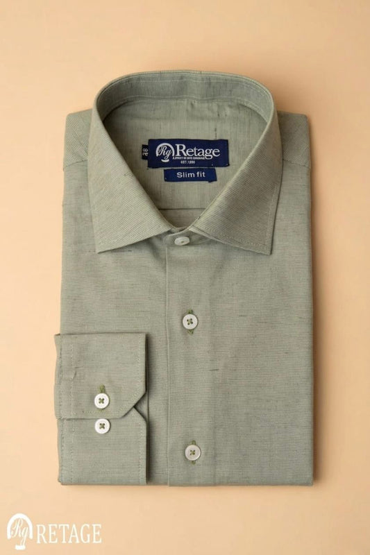 Linen Shirt - Olive