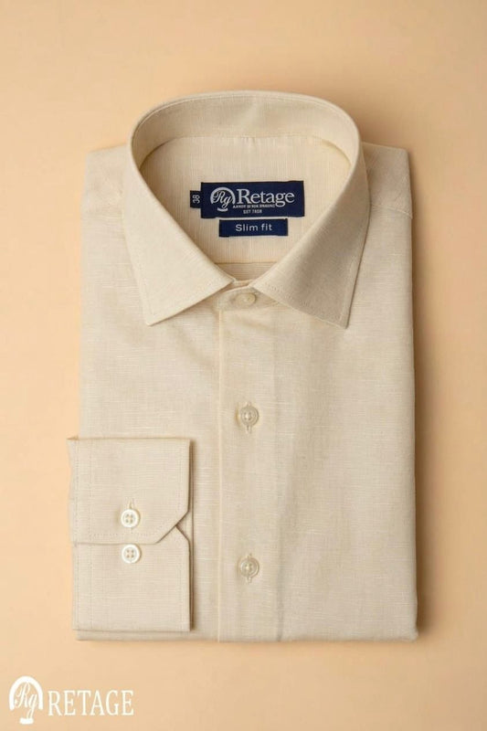 Linen Shirt - Beige