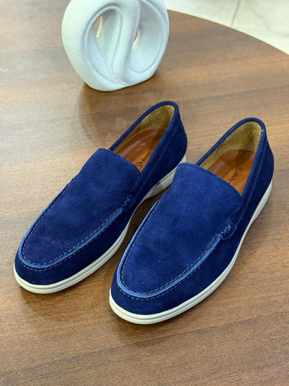 Ankle Shoes - Navy