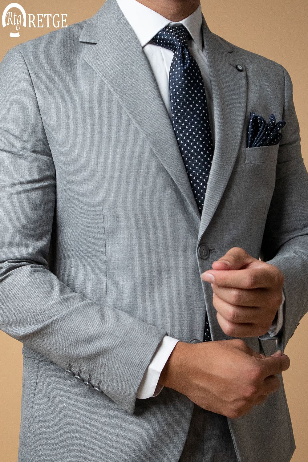 Plain Suit - Light Gray